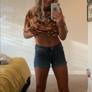 Hollister denim shorts